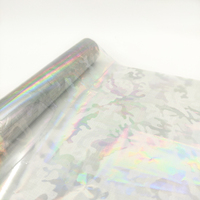 Feuille d'estampage d'or multicolore Feuille de transfert d'argent Feuille holographique pour l'impression de t-shirts