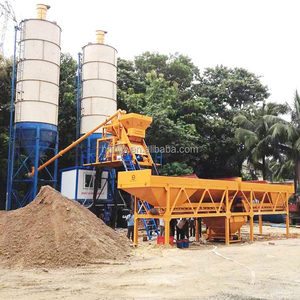 Hot bán điện trạm trộn bê tông nhà máy 75m3h bê tông nhà máy với PLC hệ thống điều khiển để bán - Product Image 2