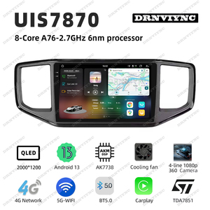 Autoradio stéréo Android 13 UIS 7870 2K avec écran Carplay, 4G, DSP, GPS, navigation pour Volkswagen <span class=keywords><strong>VW</strong></span> <span class=keywords><strong>Amarok</strong></span> 1 2016 - 2020 - Product Image 2
