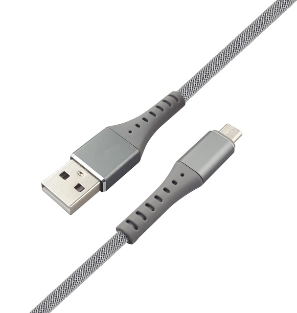 Hot-Selling Metal Braided Micro Cable V8 Fast Charging Cable Type C USB C Micro USB Data Cable for Mobile Phone