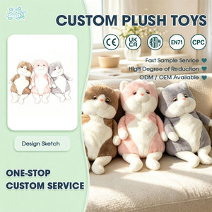 Ours en peluche à membres longs, lot de 3 ours en peluche marron, blanc et gris, avec bras et jambes fines, câlins et doux pour la décoration de canapé, sur mesure - Product Image 1