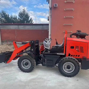 Traktor taman Mini kecil dengan pemuat depan <span class=keywords><strong>1000kg</strong></span> mesin pemuat artikulasi Weichai garansi 1 tahun pompa Gearbox Motor - Product Image 4