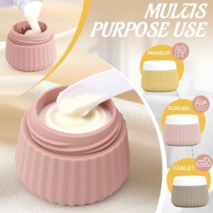 Bouteilles de voyage personnalisées avec logo, ensemble de pots cosmétiques étanches, ensemble de flacons de voyage rechargeables en silicone - Product Image 4
