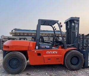 <b>Used</b> Diesel Counterbalanced Forklift 10 Ton Heli Brand 1500mm Fork Length - Product Image 3
