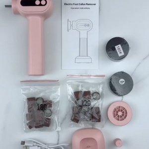 Kit Profesional de Manicura y Pedicura, Lima Eléctrica para Pies con Mango Largo, Exfoliante para Pies, Base de Carga, Eliminador de Callos - Product Image 3