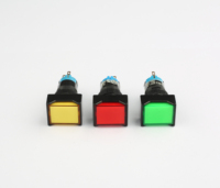 Interrupteur à bouton-poussoir Yongxing en stock, série AD, 3A 250V, 12mm, type à verrouillage