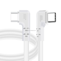Câble de charge USB-C PD 240W, courant maximal 6A, prise en forme de L, câble flexible pour téléphone, ordinateur portable, appareil photo, tablette, station d'alimentation