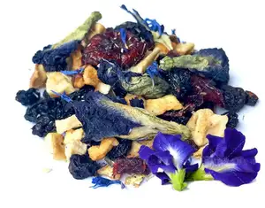 Premium frutta fiori di tè naturale di Mirtillo mela blu farfalla di fagioli fiore misto di colore blu tè - Product Image 1