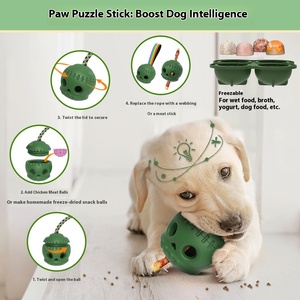 Halloween Sản Phẩm Vật Nuôi Tương Tác Con Chó Chew Đồ Chơi Chăm Sóc Răng Làm Sạch Bộ Xương Cao Su Tpr Hình Dạng Con Chó Nhai Đồ Chơi Thiết Lập - Product Image 3