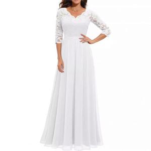 <span class=keywords><strong>Vestidos</strong></span> Nuevos con Encaje y Cintura Alta - Product Image 5