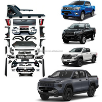 Viseras de Ventana Inyectadas, Protectores de Lluvia y Sol para Toyota Hilux 2026 Travo