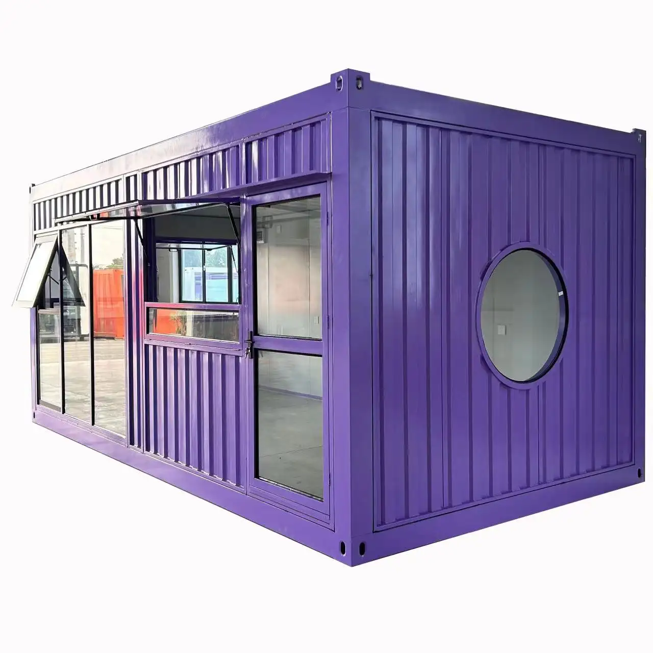 Kualitas tinggi satu kamar kontainer portabel rumah Modular dimodifikasi pengiriman wadah rumah untuk toko