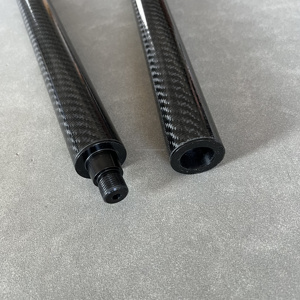 MARCH Anti UV 1.8m Manche de balai en fibre de carbone noir de qualité extérieure, directement de l'usine, pour la plage ensoleillée - Product Image 3