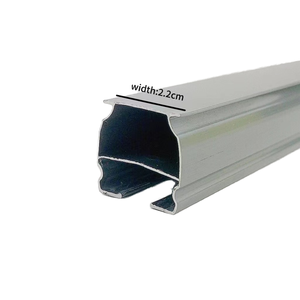 <span class=keywords><strong>Riel</strong></span> <span class=keywords><strong>de</strong></span> Cortina <span class=keywords><strong>de</strong></span> Aluminio para Venta al por Mayor, para Hoteles, Hogares y Oficinas, con Accesorios, Cinta para Cortinas Plisadas, para Ventanas - Product Image 1