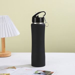 Customized Luxury Portable Gym Sports <b>Flask</b> Vacuum Stainless Steel Insulated Water <b>Bottle</b> Straw for Business Gifts Hot Cold - Product Image 1