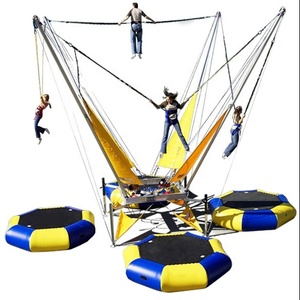 Offre Spéciale Trampoline de <span class=keywords><strong>saut</strong></span> <span class=keywords><strong>à</strong></span> <span class=keywords><strong>l</strong></span>'<span class=keywords><strong>élastique</strong></span> <span class=keywords><strong>à</strong></span> quatre voies avec remorque, <span class=keywords><strong>saut</strong></span> <span class=keywords><strong>à</strong></span> <span class=keywords><strong>l</strong></span>'<span class=keywords><strong>élastique</strong></span> électrique pour quatre personnes - Product Image 1