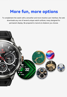 Montre connectée H18 Pro avec insertion de carte 5G, connectivité mondiale, téléchargement d'applications Google, caméra rotative, appels vidéo et photographie