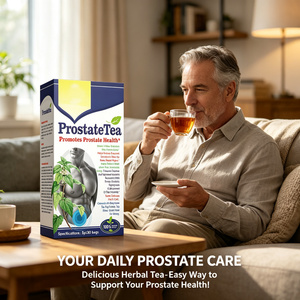 Tè per la Prostata per Uomini, Miscela Naturale di Erbe per Supportare la <span class=keywords><strong>Salute</strong></span> della Prostata e Ridurre le Urinazioni Notturne, Disponibile con Etichetta Privata - Product Image 4