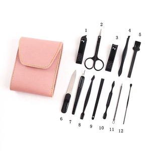 1 <span class=keywords><strong>kit</strong></span> de <span class=keywords><strong>manucure</strong></span> en acier inoxydable, soins des ongles <span class=keywords><strong>pour</strong></span> les <span class=keywords><strong>pieds</strong></span>, ongles, peau morte, étiquette privée, ensemble de pédicure, nouvel arrivage, 12 pièces - Product Image 1