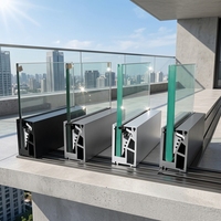 Verre feuilleté trempé sur mesure anti-UV pour balustrade de lucarne