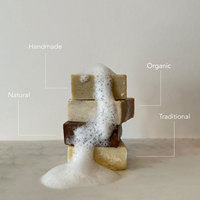 Savon à la gomme de pin biologique Ecocert 100% naturel à base d'extraits de plantes, étiquette privée, pour l'expédition DDDP DAP