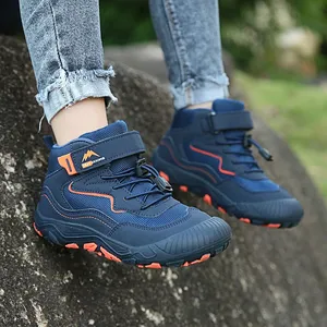 Botas de senderismo para niños, zapatos para niñas pequeñas, anticolisión, antideslizantes, atléticos, para exteriores - Product Image 4