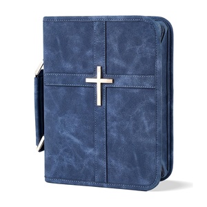Funda de Biblia de Cuero Vegano con Bolsillo para Teléfono - Product Image 2