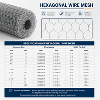 Grillage hexagonal en rouleaux pour cages à poulets et clôtures – Offre spéciale