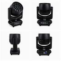 Luz de escenario LED móvil 19x15W RGBW 4 en 1 con zoom, efecto Bee Eyes, Pan/Tilt 540/270, control de píxeles DMX512/RDM
