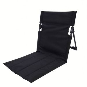 Chaise de camping et de plage légère et pliable en aluminium moderne avec dossier bas et design portable en polyester 600D - Product Image 2