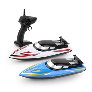 2,4G tamaño grande carreras de alta velocidad <span class=keywords><strong>Rc</strong></span> Control remoto barcos Kit de juguete para niños con luz - Product Image 1