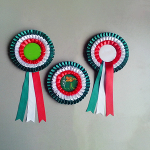 Custom Grosgrain Personalised Award Ribbon Production Graduation Ribbon <strong>Horse</strong> Lei Blank Award Ribbon <strong>Rosette</strong> for Eternal Roses - Product Image 2