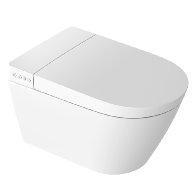 Best Modern Rimless Wall Hung WC Intelligent Smart Bidet Toilet Bowl Wall Mounted Toilet