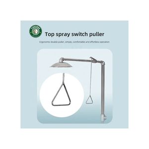 Gasolinera Estación de lavado de Ojos de emergencia <span class=keywords><strong>portátil</strong></span> de pie 304 316 Ducha de seguridad de acero inoxidable y lavado de ojos - Product Image 3