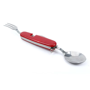 Couverts jetables pliables en stock, cuillères, fourchettes, couteaux, réutilisables, écologiques, ensembles de vaisselle de camping en plein air - Product Image 3