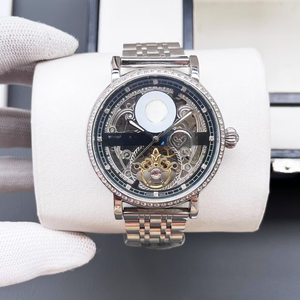 Reloj de Hombre de Alta Gama, Original, de Primera Calidad, Movimiento Mecánico Totalmente Automático, Simple, con Correa de Acero Inoxidable y Aleación, Pateks - Product Image 3