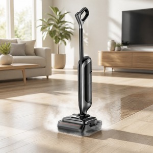 Laveur de sols T500 Pro à stérilisation à l'eau bouillante 100°C, 24 kPa, 180 °   Serpillère intelligente à plat pour nettoyage humide et sec avec double mode de séchage - Product Image 2