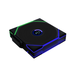 Vente en gros <span class=keywords><strong>Lian</strong></span> <span class=keywords><strong>Li</strong></span> UNI FAN TL sans fil LCD 120mm refroidisseur de refroidissement boîtier PC RGB PWM <span class=keywords><strong>ventilateur</strong></span> RGB pour boîtier PC <span class=keywords><strong>ventilateur</strong></span> LCD - Product Image 2