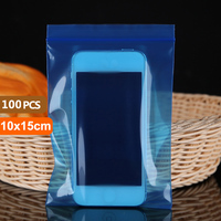 Mini sacs d'emballage en Mylar givré écologique, sacs d'emballage à fermeture éclair pour bijoux alimentaires