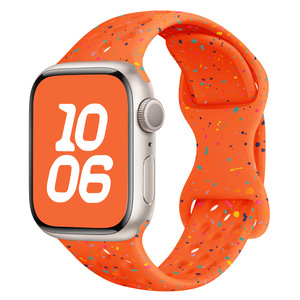 Correa Universal de moda adecuada para Apple Colorful Dot <span class=keywords><strong>Rainbow</strong></span> Butterfly Buckle para Iwatchse S9 1-8 Ultra correa de silicona - Product Image 4