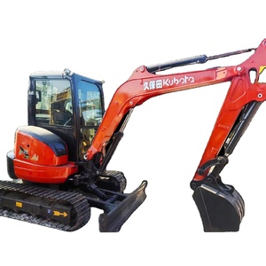 Excavatrices Kubota U35 d'occasion de haute qualité, certifiées CE, 3,5 tonnes, sur chenilles, avec godet et pince hydraulique d'occasion - Product Image 1