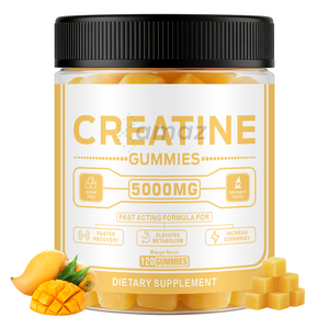 סוכריות גומי קריאטין מונוהידראט של אמז סופט צ'או, תוסף תזונה יומי לחיזוק שרירים, מותג פרטי, אספקת מפעל לתוספי אנרגיה לשרירים - Product Image 1