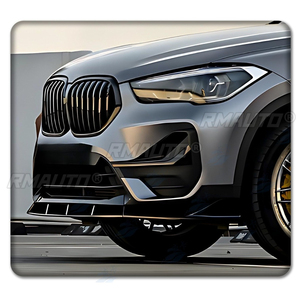 สำหรับ BMW X1 F49 20Li 25Li 2020-2022 สไตล์ MP ชุดแต่งกันชนหน้ารถยนต์ ลิปสปลิตเตอร์ ดิฟฟิวเซอร์ ฝาครอบป้องกันกันชน อุปกรณ์ตกแต่งรถยนต์ - Product Image 4