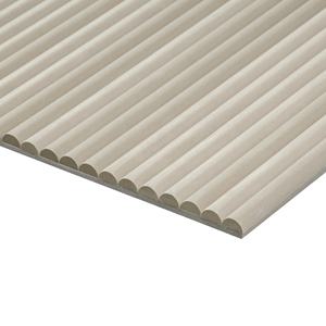 Paneles Acústicos Akupanel Personalizados Sin Espacios, Semirredondos, de MDF con Revestimiento de Gamuza Beige, para Decoración de Paredes en Hogares, Oficinas, Hoteles, Cafeterías y Vestíbulos - Product Image 2