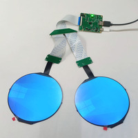 Robot con Pantalla Doble de 5 Pulgadas y Resolución 2160x1080 para Raspberry Pi, con Visión Binocular Dinámica en Chino