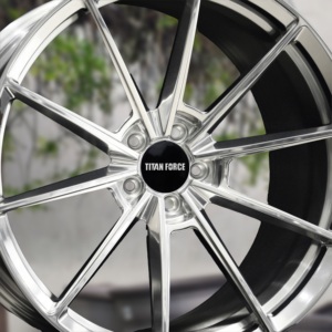 Ruedas forjadas TITAN FORCE 21x9 21x10.5 5x112 5x130 de 10 radios, completamente pulidas, para Mercedes Benz <span class=keywords><strong>Maybach</strong></span> S680 GLS600 - Product Image 5
