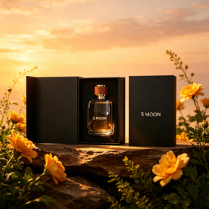 Nuevo Envase de Perfume Cuadrado Negro Mate de 50 ml, Botella de Perfume de Lujo Personalizada con Caja de Regalo y Bolsas - Product Image 3