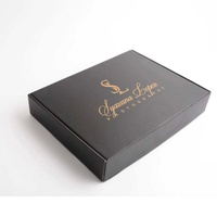 Boîte cadeau portable de luxe avec logo personnalisé et poignée, gaufrage pour mariage, demoiselle d'honneur, anniversaire, Saint-Valentin, fête des mères, emballage cadeau