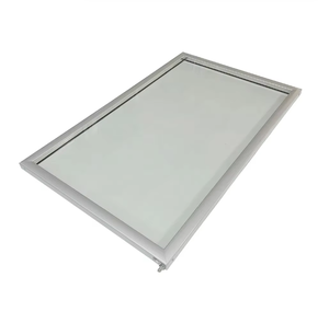 Congélateur à affichage unique noir vertical 4mm porte en verre trempé à faible émissivité Source électrique nouvel état utilisation commerciale garantie de 2 ans - Product Image 6