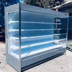 MUXUE Réfrigérateur personnalisé pour supermarché Présentoir à fruits Réfrigérateur congélateur Réfrigérateur à légumes